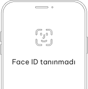 face id tanımıyor